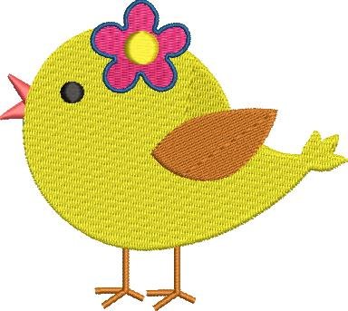 chick embroidery design