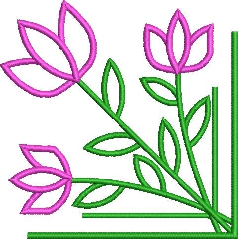 flower embroidery design