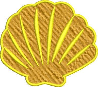 Shell Embroidery Design